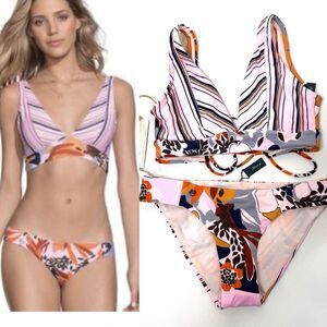 NEW Maaji Swimwear Bikini Set Reversible Size Small 2 In 1